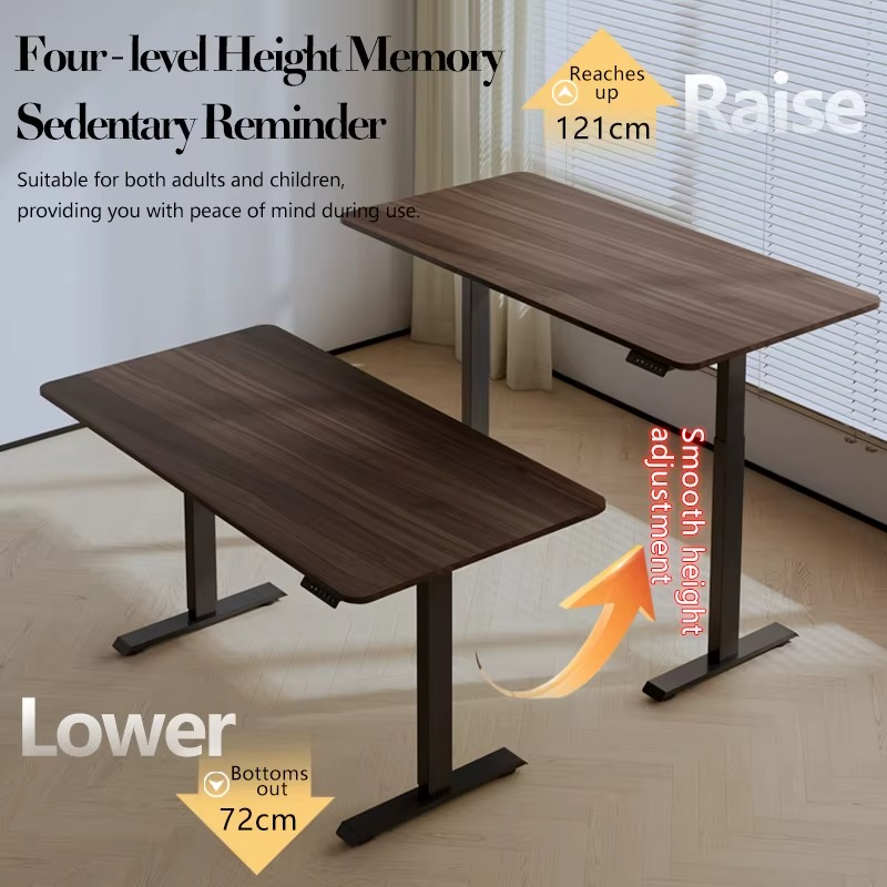 Affordable Double Motor Electric Smart Standing Tables Sit Stand up Office Lifting Desk Height Adjustable Desk Frame