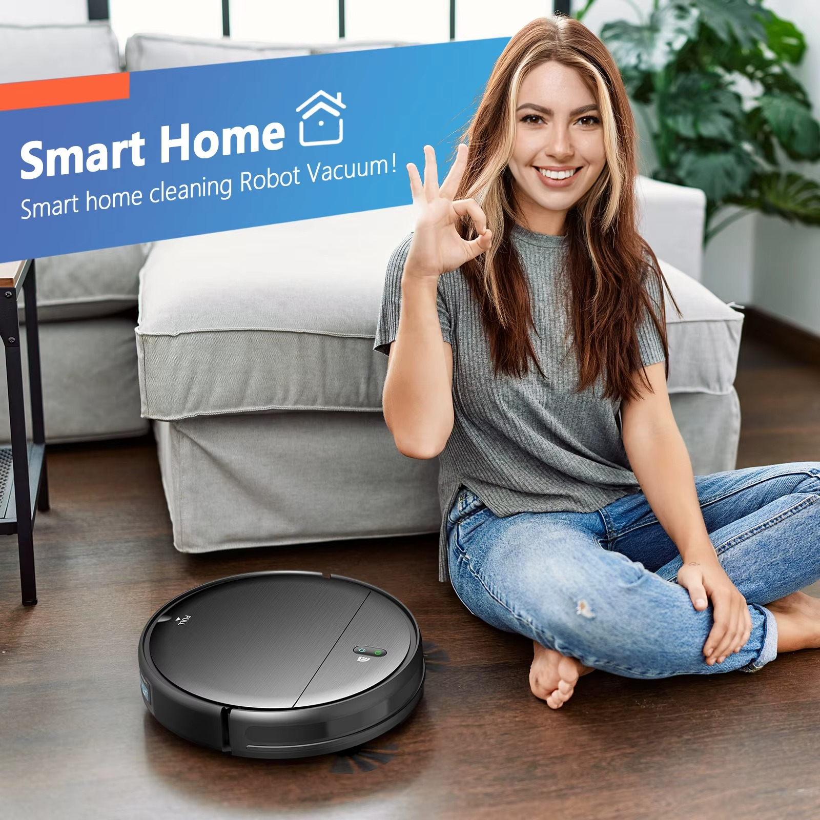 Smart Robot Vacuum Cleaner Automatic Wet Dry Water Moping Sweeping Robot Floor Sweeper Cleaning Sweeping Machine