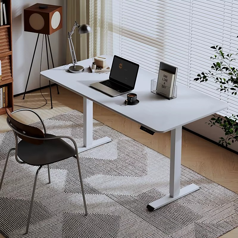 Affordable Double Motor Electric Smart Standing Tables Sit Stand up Office Lifting Desk Height Adjustable Desk Frame