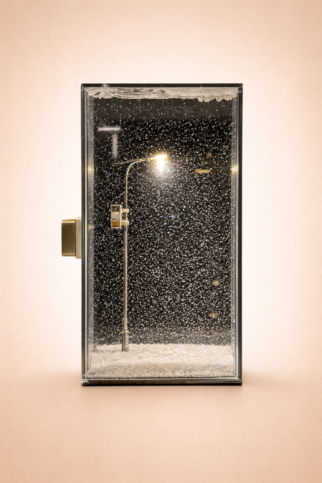 WinterGlow Snowfall Street Lamp – Aesthetic Desk Lamp