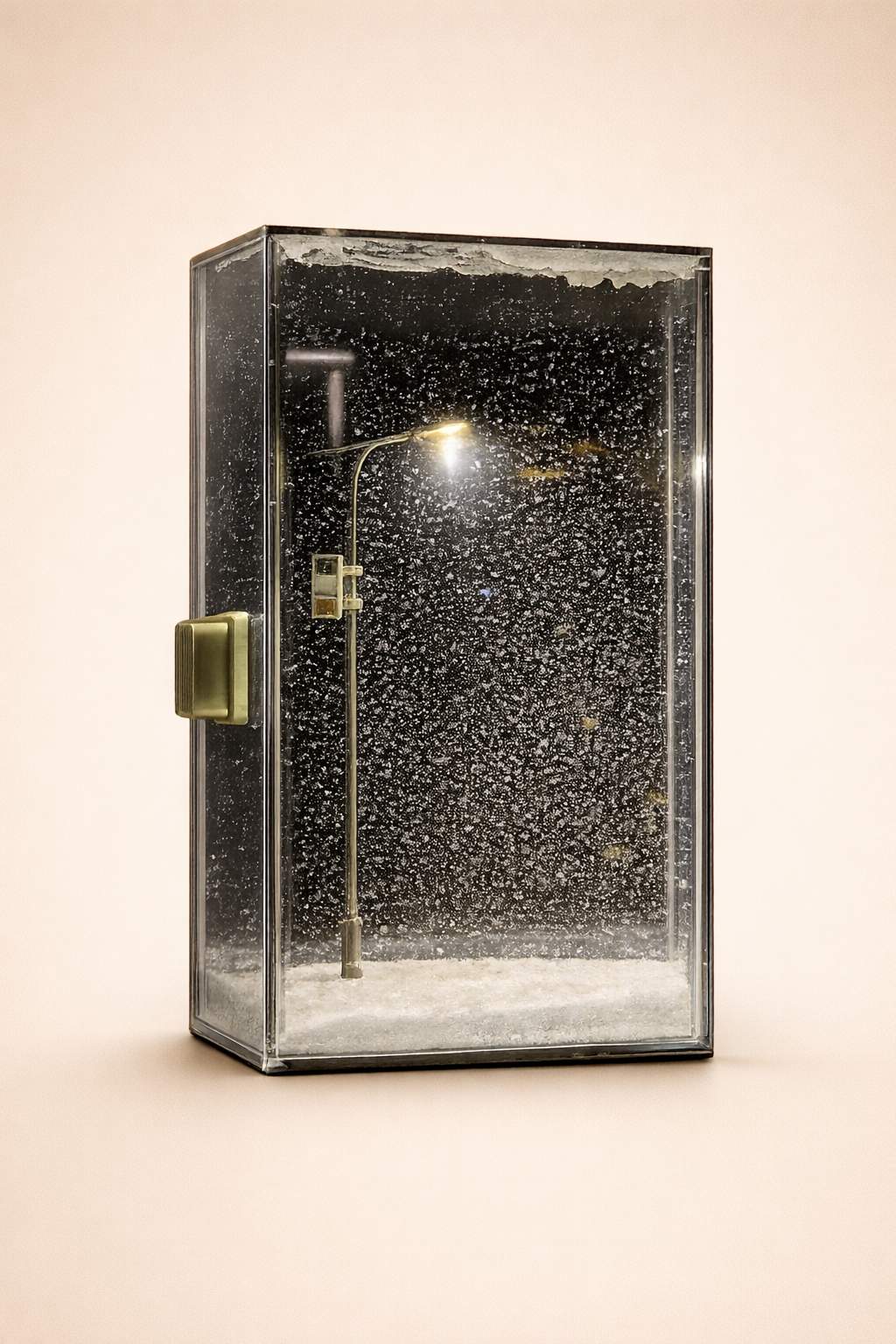 WinterGlow Snowfall Street Lamp – Aesthetic Desk Lamp